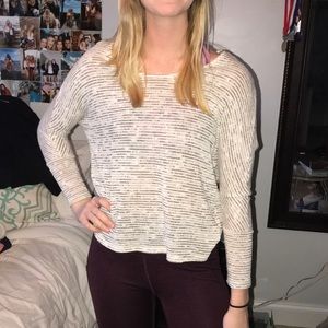 Striped long sleeve shirt